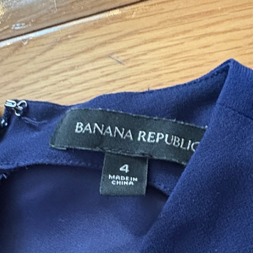 Banana Republic Navy Sleeveless Jumpsuit - Picture 2 of 9